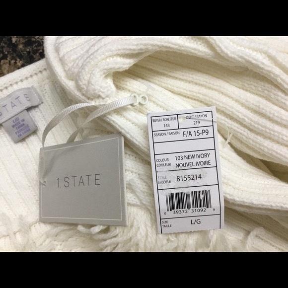 1.State Fringe Sweater NWT - Picture 4 of 9